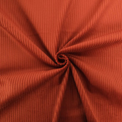 Tissu Velours Côtelé Coton Sienne Basile - Maison Klem