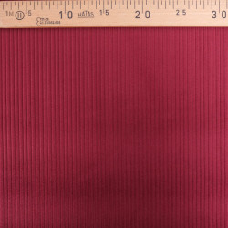 Tissu Velours Côtelé Coton Bordeaux - Maison Klem