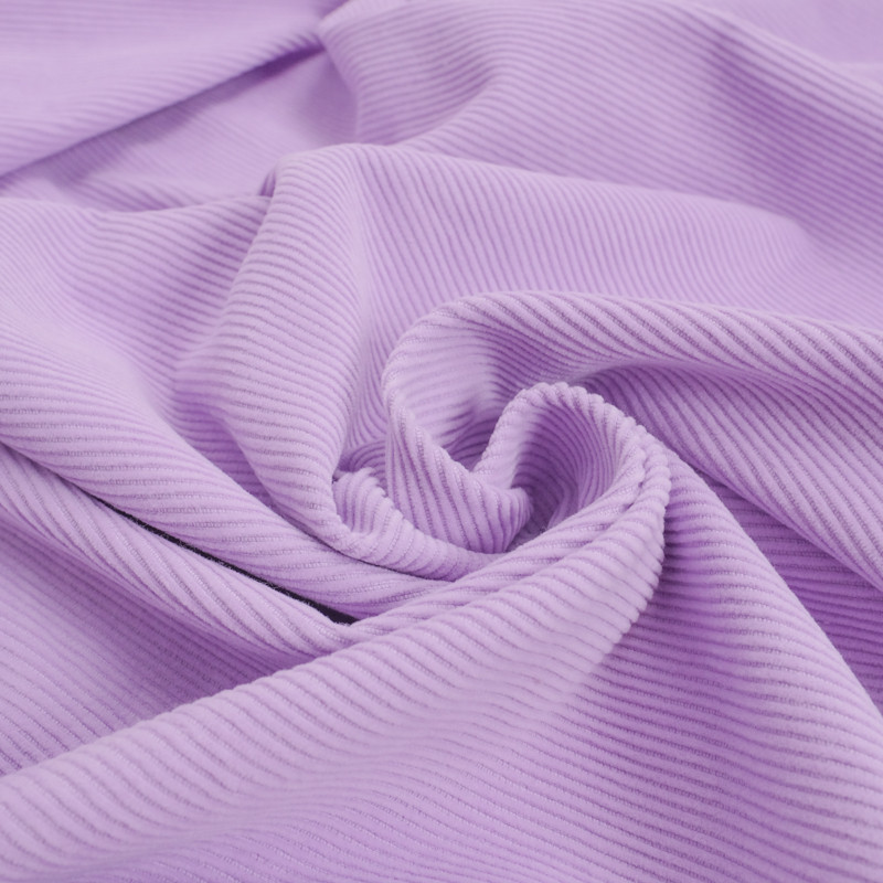 Velours 500 Raies Glycine - Maison Klem