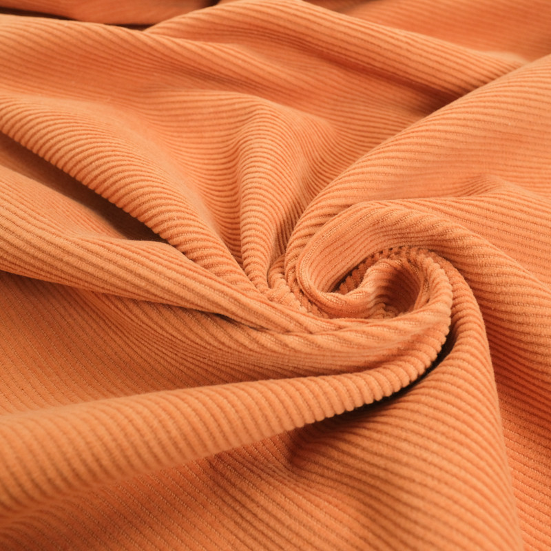 Velours 500 Raies Caramel - Maison Klem