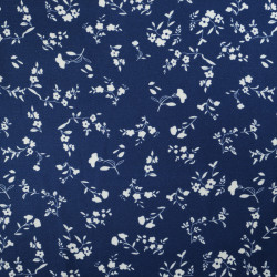 Twill Viscose May Bleu Marine - Maison Klem