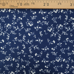 Twill Viscose May Bleu Marine - Maison Klem
