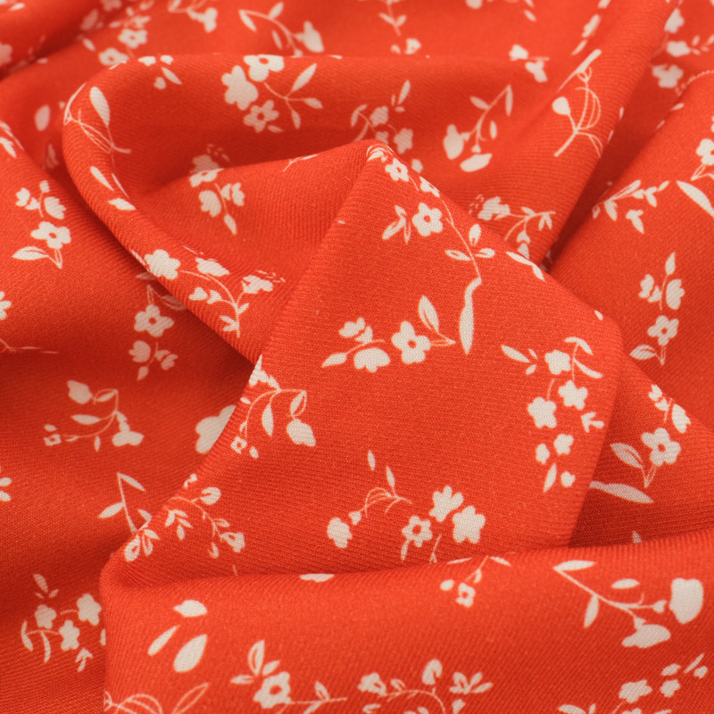 Twill Viscose May Mandarine - Maison Klem