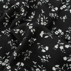 Twill Viscose May Noir - Maison Klem