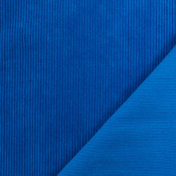 Velours 500 Raies Bleu Grand Plongeon - Maison Klem