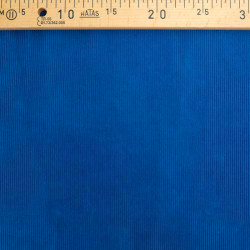 Velours 500 Raies Bleu Grand Plongeon - Maison Klem