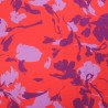 Twill Viscose Luna Cerise et violet - Maison Klem
