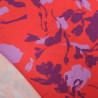 Twill Viscose Luna Cerise et violet - Maison Klem