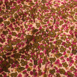 Twill Viscose Lucia Kaki Violine - Maison Klem