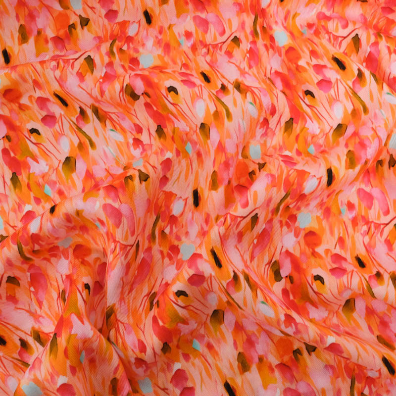 Twill Viscose Annia Rose - Maison Klem