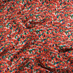 Twill Viscose Flowy Cerise - Maison Klem