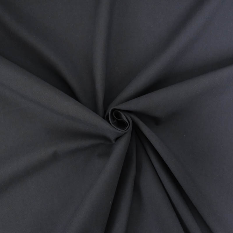 Tissu Coton Dolce Noir - Maison Klem