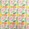 Popeline de Coton Mila Hibiscus Multicolore - Maison Klem