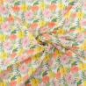 Popeline de Coton Mila Hibiscus Multicolore - Maison Klem