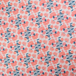 Voile de Coton Mila Indienne Rose - Maison Klem