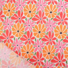Popeline de Coton Mila Flower Power Multicolore - Maison Klem
