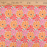 Popeline de Coton Mila Flower Power Multicolore - Maison Klem