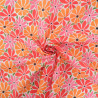 Popeline de Coton Mila Flower Power Multicolore - Maison Klem