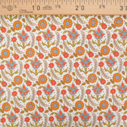 Popeline de Coton Mila Esprit Indienne - Maison Klem