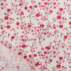 Voile de Coton Mila Pink Collection Cerisier Rose - Maison Klem