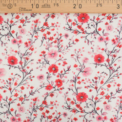 Voile de Coton Mila Pink Collection Aquarelle Rose - Maison Klem