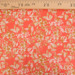 Voile de Coton Mila Millie Tangerine - Maison Klem