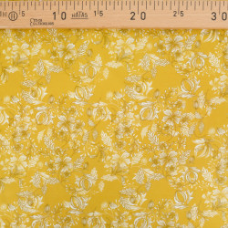 Voile de Coton Mila Millie Ocre - Maison Klem