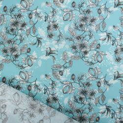 Voile de Coton Mila Millie Céladon - Maison Klem