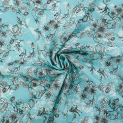 Popeline de Coton Mila Millie Céladon - Maison Klem