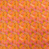 Popeline de Coton Mila Corolle Orange - Maison Klem