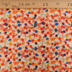 Popeline de Coton Mila Shana Bleu - Maison Klem