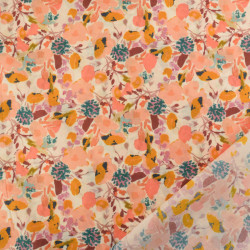 Voile de Coton Mila Sue Rose - Maison Klem