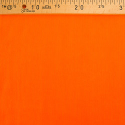 Velours 500 Raies Orange Vif - Maison Klem