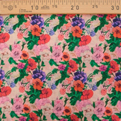 Voile de Coton Mila Romancia Rose Vert - Maison Klem