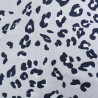 Tissu Jersey de Coton Léopard Gris Perle - Maison Klem