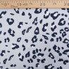 Tissu Jersey de Coton Léopard Gris Perle - Maison Klem