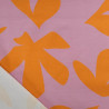 Tissu Jersey de Coton Mona Mauve et Ocre - Maison Klem