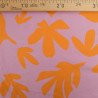Tissu Jersey de Coton Mona Mauve et Ocre - Maison Klem