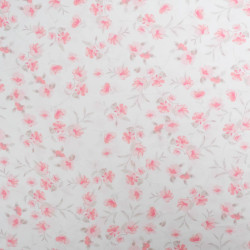 Viscose Impression Digitale Fleurs Roses Vintages - Maison Klem