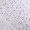 Viscose Impression Digitale Fleurs Violettes Vintages - Maison Klem