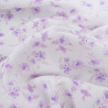 Viscose Impression Digitale Fleurs Violettes Vintages - Maison Klem