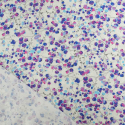 Viscose Impression Digitale Petites Baies Myrtille - Maison Klem