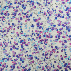 Viscose Impression Digitale Petites Baies Myrtille - Maison Klem