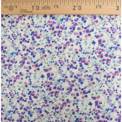 Viscose Impression Digitale Petites Baies Myrtille - Maison Klem