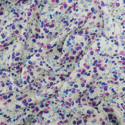 Viscose Impression Digitale Petites Baies Myrtille - Maison Klem