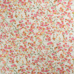 Viscose Impression Digitale Petites Baies Roses - Maison Klem