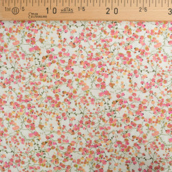 Viscose Impression Digitale Petites Baies Roses - Maison Klem