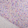 Viscose Impression Digitale Motif Abstrait Lavande - Maison Klem