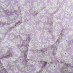 Viscose Impression Digitale Lilas Lisa - Maison Klem