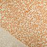 Viscose Impression Digitale Petit Feuillage Caramel - Maison Klem